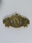 Vintage Brass Captains Quarter Sign Plaque Nautical Wall Hanging Boat Ship Decor