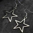 Elegant 925 Sterling Silver New Fashion Star Dangle Drop Tassel 2  Earrings