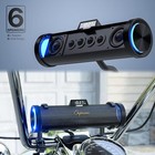Waterproof Motorcycle Stereo 6 Speakers Audio System Bluetooth 300w Amp Fm Radio