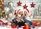 10x8ft Christmas Backdrop White Wood Floor Photography Backdrop Winter Snow Xmas