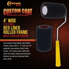4  Paint Roller Frame Textured Roller Covers  Roll-on Custom Coat Truck Bedliner