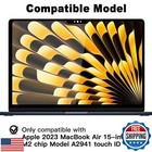 Liliongth Tempered Glass Laptop Screen Protector Compatible With Apple 2023 M