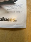 1973 Toyota Land Cruiser Foldout Sales Brochure From Dealership Not Distributed 