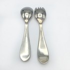 Dansk Baby Ducks Flatware Fork Spoon Set Children s 4 75  Stainless Steel 18 8