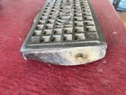 Antique Koken Barber Chair Parts Footrest Foot Rest Plate Padded Seat Bracket