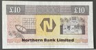 Northern Bank Limited Northern Ireland 10 Pounds Note 1988 P194 P 194