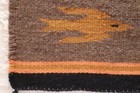 Antique Navajo Rug Native American Indian 17x17 Yei Birds Pictorial Vtg Weaving