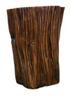 Chinese Boxwood Naturalistic Tree Trunk Brush Pot Bitong