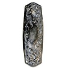 Antique Silverplate Clothes Brush Ornate Dresser Vanity Accessory 7 5  X 2 5 