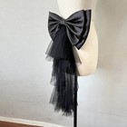 Satin Mesh Bow Waist Accessories Wedding Dress Accessories Trailing