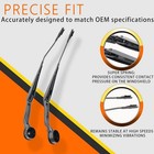 1pair Front Window Windshield Wiper Arms Left   Right For Ford Escape 2013-2019