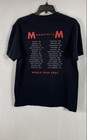 Depeche Mode Memento Mori World Tour 2023 T-shirt Skull Graphic Black Sz M