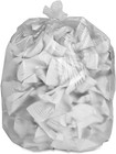 8 Gallon Trash Bags 150 Pack Clear 24  X 24  Garbage Can Liners Bathroom Office
