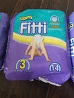 Vintage Fitti Diapers Size 3 Lot X 3 Bags Balloons Design Hard To Find