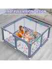 Baby Playpen   foldable Baby Playard portable Spacious Baby Fence safety Play Yard
