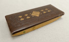 Leather Ink Blotter 6    Embossed Raised Relief Rocking Vintage Original Paper