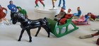 Vtg Barclay Winter Metal Lead Figurines Lot Of 17 Skaters Skiers 1930s-1950s