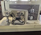 Vtg Sears Kenmore 158 14300  Sewing Machine W Case   Foot Pedal Works 
