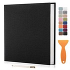Photo Album Self Adhesive Scrapbook 40 Pages Linen Cover Diy Wedding Family Gift