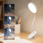 Led Table Lamp Rechargeable Desk Lamp Clip-on Night Light Touch Dimmable Eye Pro