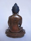 Copper Buddha Traditional Statue Old Antique Look Hand Made Carving Collectible