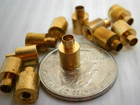 Raf 3802-c-440-b 1 4 Round Swage Standoff Spacer Brass 4-40  Lot Of 25   297