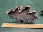 Rare Lot Of 3 Antique Millinery Oak Leaf Leaves Cast Iron Tool Molds Punches