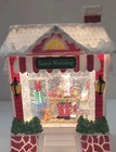 Lighted Lantern Santa s Toy Shop  10  Water Globe Christmas Ginger Bread House