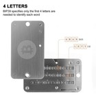 Crypto Seed Storage Stainless Steel 3 Plates 24 Words Cold Backup Wallet