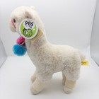 New Miyoni By Aurora White Alpaca Llama Pbs Kids Plush 12  Stuffed Animal Toy
