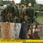 Tactical Molle Dump Pouch Utility Folding Magazine Drop Pouch Military Belt Bag