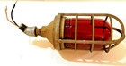 Pyrex Red Explosion Proof Industrial Aviation Glass Globe Threaded Fixture