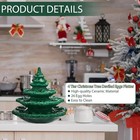 2026 New 4 Tier Christmas Tree Shape Deviled Egg Platters Trays Holds 26 Holes