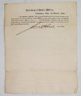 1820 Ethan Allen Brown Signed Appointment Document -- 7th Governor Of Ohio 