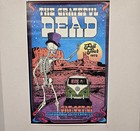 Grateful Dead Concert Poster 1972 Fall Tour  Skeleton   Volkswagon  Sz  17 X 11 