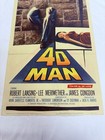 1959 4d Man Original 14x36    Insert Movie Poster Robert Lansing Cult Horror