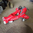 1995 Coca-cola Die Cast Model Pedal Plane 1 3 Scale - New W coa Limited Edition