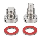 Heavy Duty Magnetic And Non-magnetic Gearcase Drain Screw Kit For Yamaha