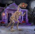 9 Ft Grave   Bones Giant-sized Led T-rex Dino Halloween Decoration New In Box