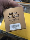 Mint Cond  Nikon Speedlight Sb-50dx Flash W case  Shoe Mount 