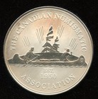 1984 Hamilton Ontario Fine Silver Medal Canada Cna Rcna Canadian Numismatic