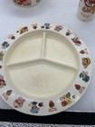 Vintage 1980 s Strawberry Shortcake Deka 3 Piece Plastic Dish Set