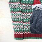 Blizzard Bay Ugly Christmas Sweater Sloth With Beer Pocket Mens Size Large