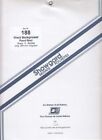 Showgard Black Quality Stamp Mounts 188mm For Us Sheets Hollywood 5 Strips New