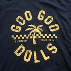 Goo Goo Dolls 2019 Summer Concert Tour Blue Yellow Checker Shirt Extra Large Xl