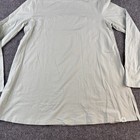 Coolibar Upf 50  Shirt Womens Medium Green Bamboo Cotton Swing Tunic Long Sleeve