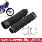 2x Rubber Front Fork Dust Cover Gaiters Gators Boots Shock Absorber For Honda