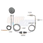 2 1 16  Glowshift Black 7 Color Led Exhaust Gas Temperature Egt Gauge W Probe
