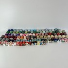 Vintage Polyester Sewing Thread-multicolor-various Brands - Lot Of 122 Spools