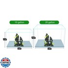 Siissapeksid Aquarium Decor - Fish Tank Decorations With Mountain View Stone    